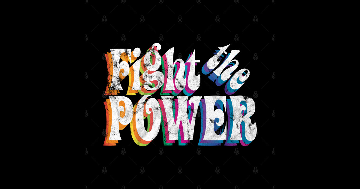 Fight the Power Fight The Power Usa Sticker TeePublic