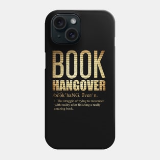 'Book Hangover Definition' Funny Book Lover Gift Phone Case