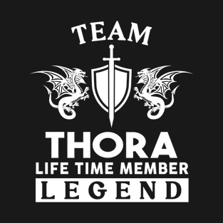 Thora Name T Shirt - Thora Life Time Member Legend Gift Item Tee T-Shirt