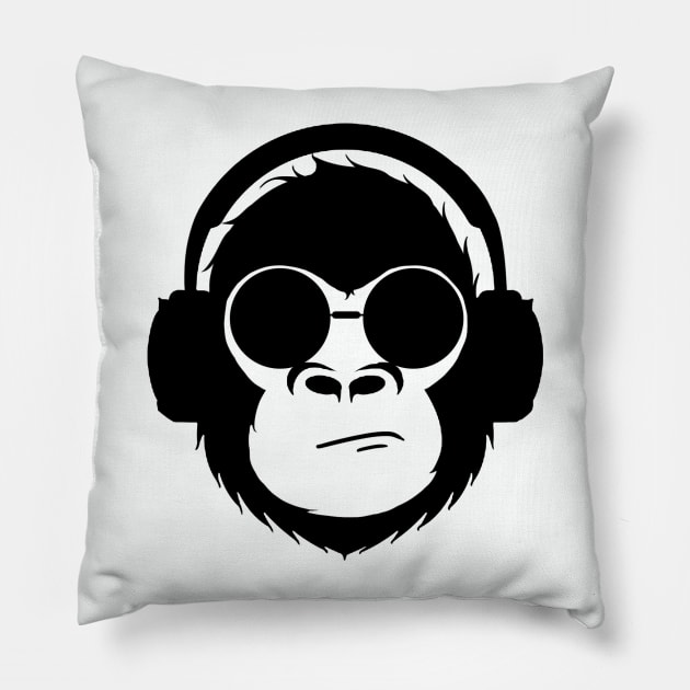 Dope Ape Logo Pillow by Spikybot