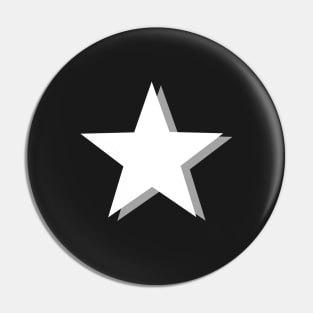 Monochrome Stars Pin