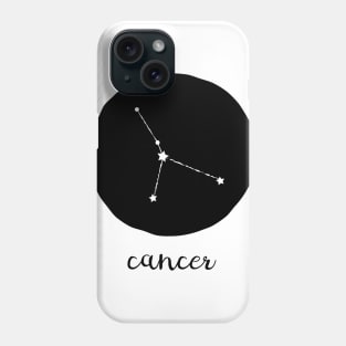 Cancer Zodiac Constellation Astrological Sign Celestial Art Design Phone Case