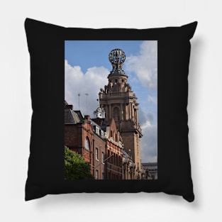 A View of Victorian Architecture London Pillow