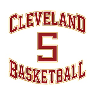 Cleveland Basketball Number 5 T-Shirt