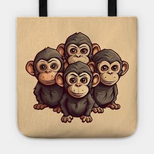 Monkey Children Tote