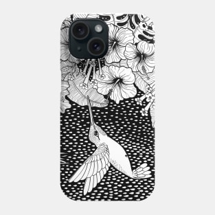 Hummingbird garden Phone Case