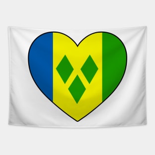 Heart - Saint Vincent and the Grenadines Tapestry