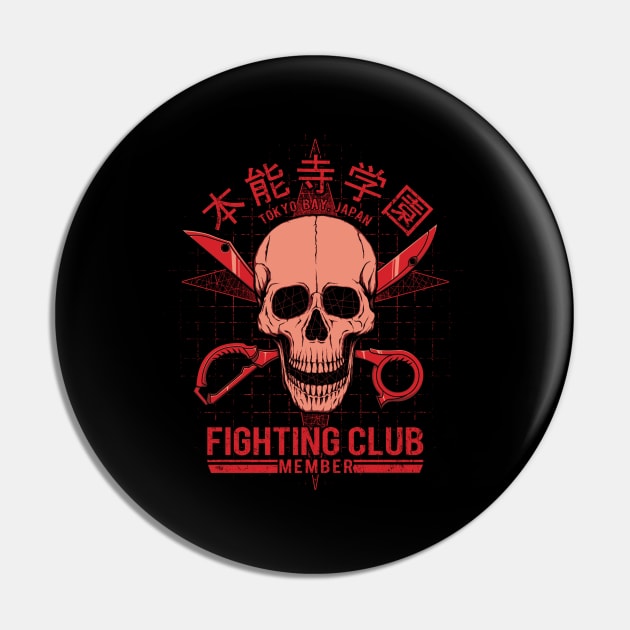 Honnouji Fighting Club Pin by pigboom