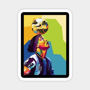 ronaldinho wpap art Magnet