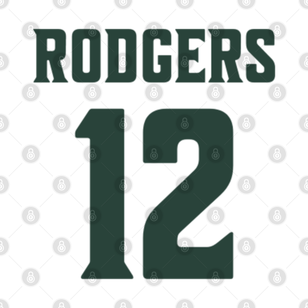 Disover aaron rodgers number 12 football poster - Aaron Rodgers - T-Shirt