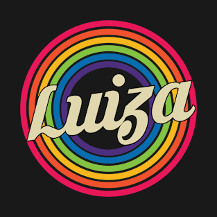 Luiza - Retro Rainbow Style T-Shirt