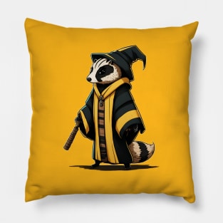 Badger from Wizard School Pillow