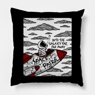 "Space Patrol: Odyssey" Pillow