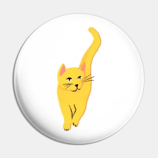 Slinky Cat Pin