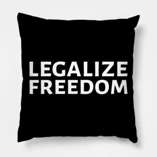 Libertarian Voluntarism Anarcho Capitalism Legalize Freedom Pillow