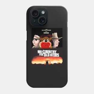 No Country for Old Bearrs comic poster Phone Case