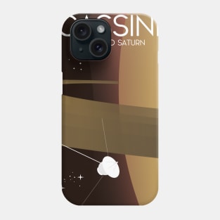 Cassini NASA Saturn Space art Phone Case