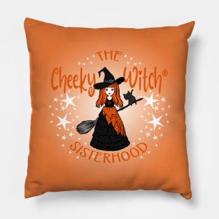 Orange Cheeky Witch® Sisterhood Pillow