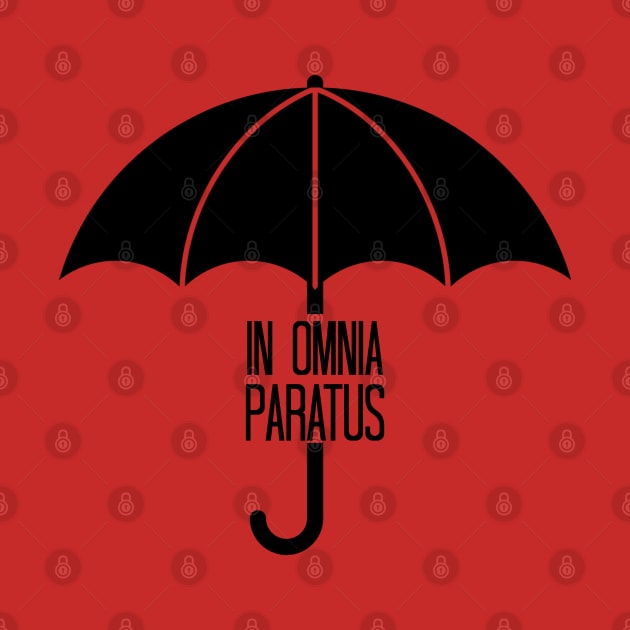 In Omnia Paratus Umbrella by Stars Hollow Mercantile