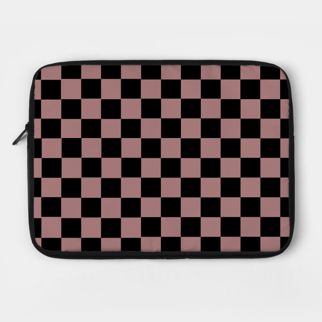 black and pink checkered