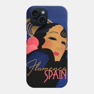 Flamenco Spain Art Deco Phone Case