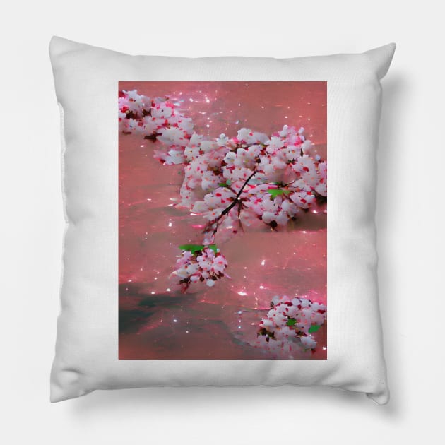 Cherry Blossom Pillow by HeavenlyTrashy