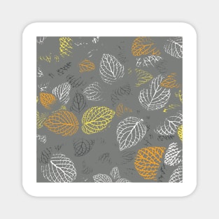 Autumn, Leaves Pattern 5 Magnet