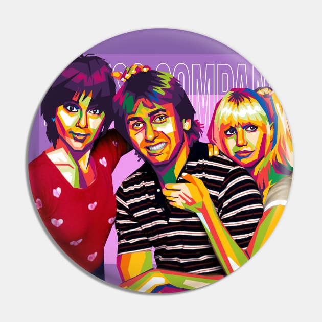 threes company Pin by cool pop art house