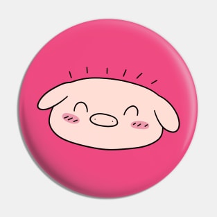 Happy Pig Face Pin