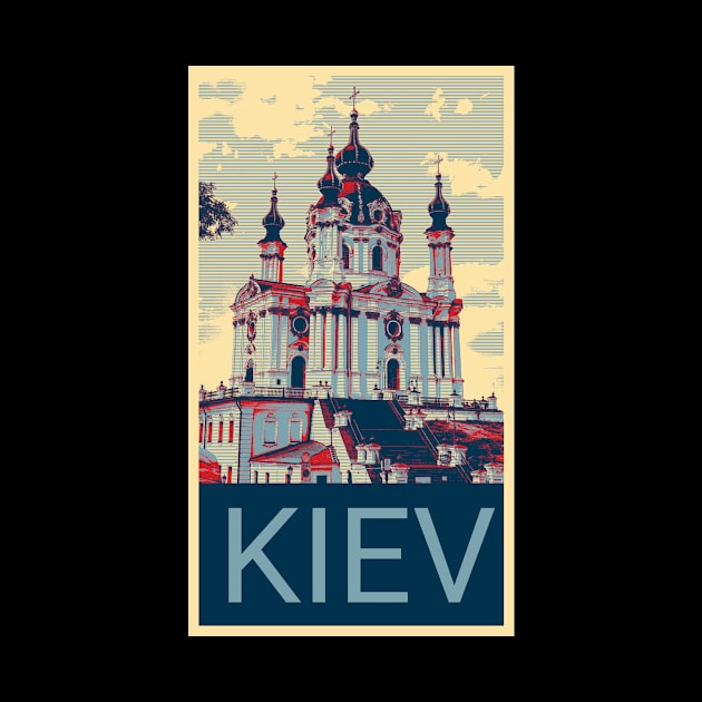 Kiev in Shepard Fairey style by Montanescu