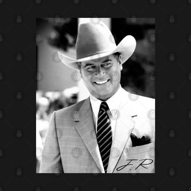 JR - Larry Hagman by HectorVSAchille