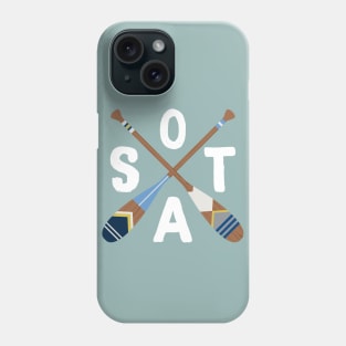 Paddle Minnesota, SOTA Lake Life Painted Oars Phone Case