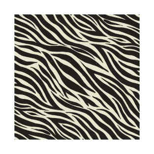 Zebra Print Pattern (WHITE) T-Shirt