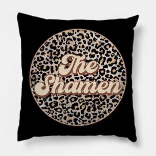 Retro Music Shamen Personalized Name Circle Birthday Pillow