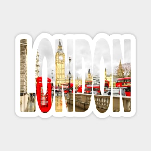 LONDON - London Reds with Big Ben Magnet