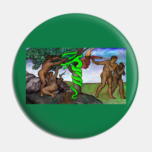 Adam And Steve Cast From The Garden Of Eden Queer Pin Teepublic