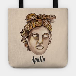 Watercolor Olimpic Apollo greek god Tote