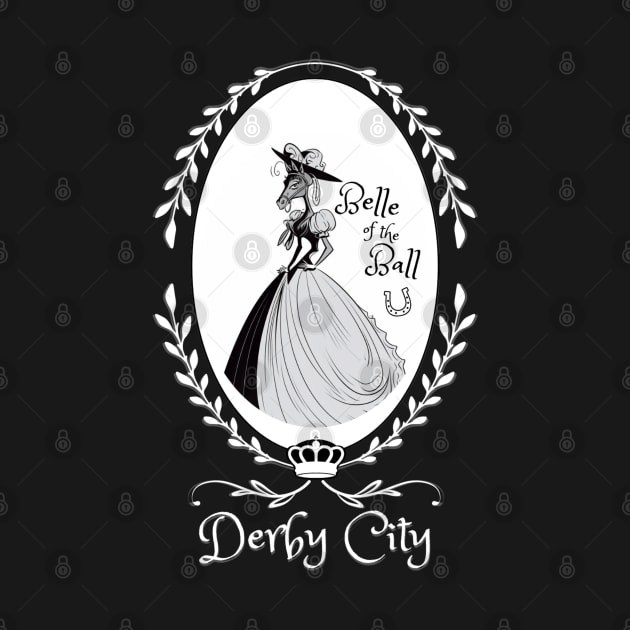 Derby City Collection: Belle of the Ball 3 (Black) by TheArtfulAllie