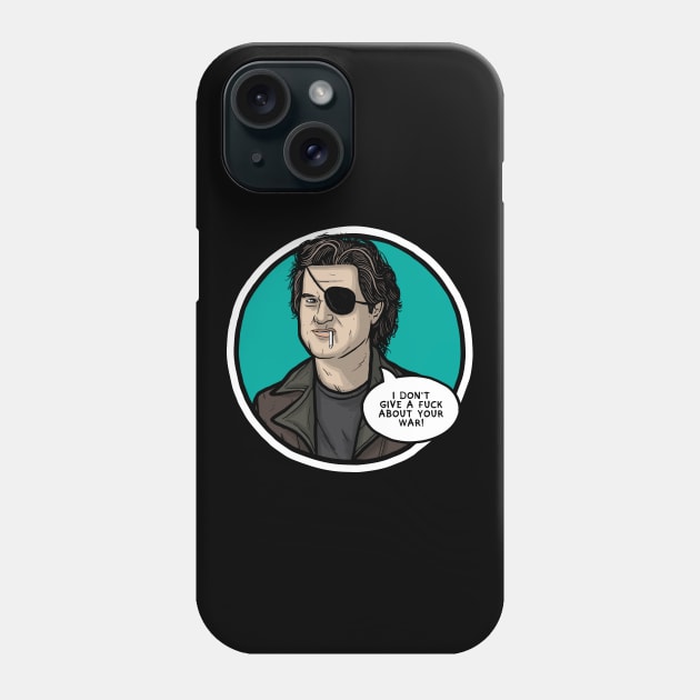 Snake Plissken Phone Case by Baddest Shirt Co.