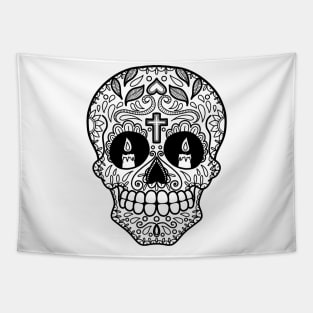 HomeSchooltattoo Sugarskull Tapestry