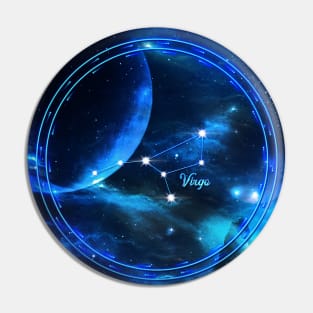 Zodiac constellation virgo Pin