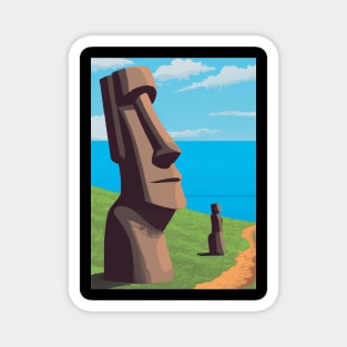 Moai Monumental Statues Magnet