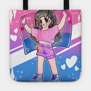 Raise Your Flag! Bi Pride! Tote