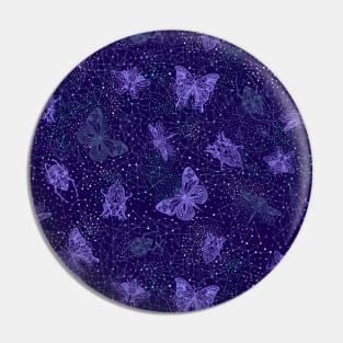 Purple Galactic Bugs Pin