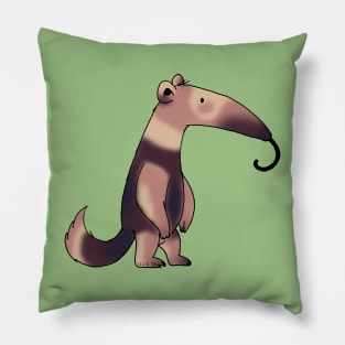 funny anteater cartoon Pillow