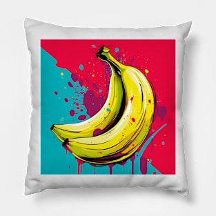 Bananas Pop Art 3 Pillow