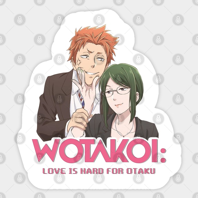 Wotaku Ni Koi Wa Muzukashii Stickers for Sale