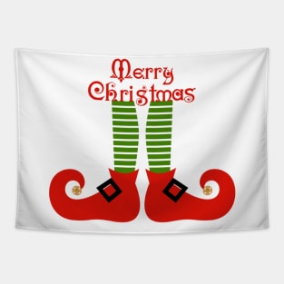 elf - merry christmas Tapestry