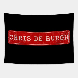 vintage retro plate Chris de Burgh Tapestry