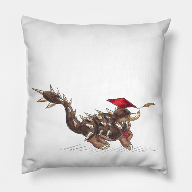 AnkyloGrad Pillow by KristenOKeefeArt